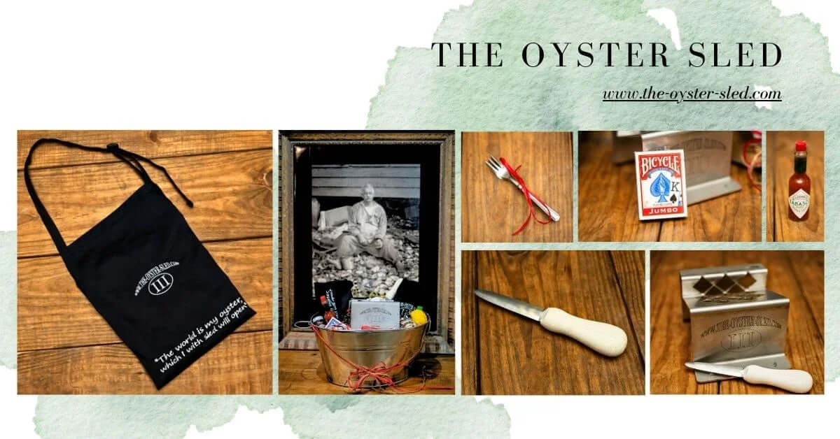 Oyster Shucking Kit with Stabilizer Tool | The Oyster Sled | Ultimate Oyster King Collection - The Oyster Sled
